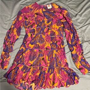 Farm Rio NWT Ruffled Corseted mini Dress 😍